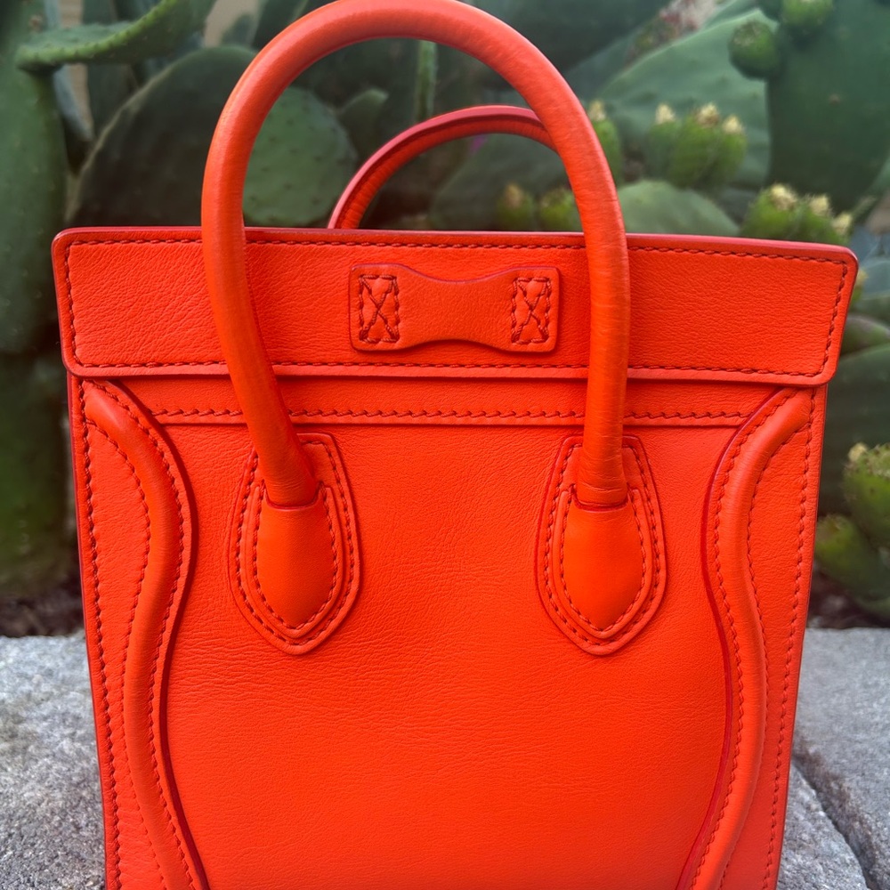 Celine Nano Luggage Handbag - Picture 2 of 10